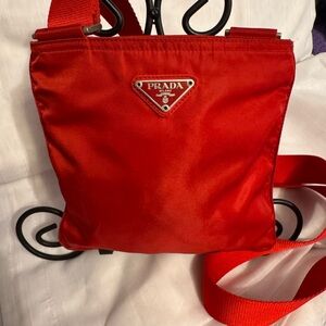 Prada Vibrant Red Crossbody Bag